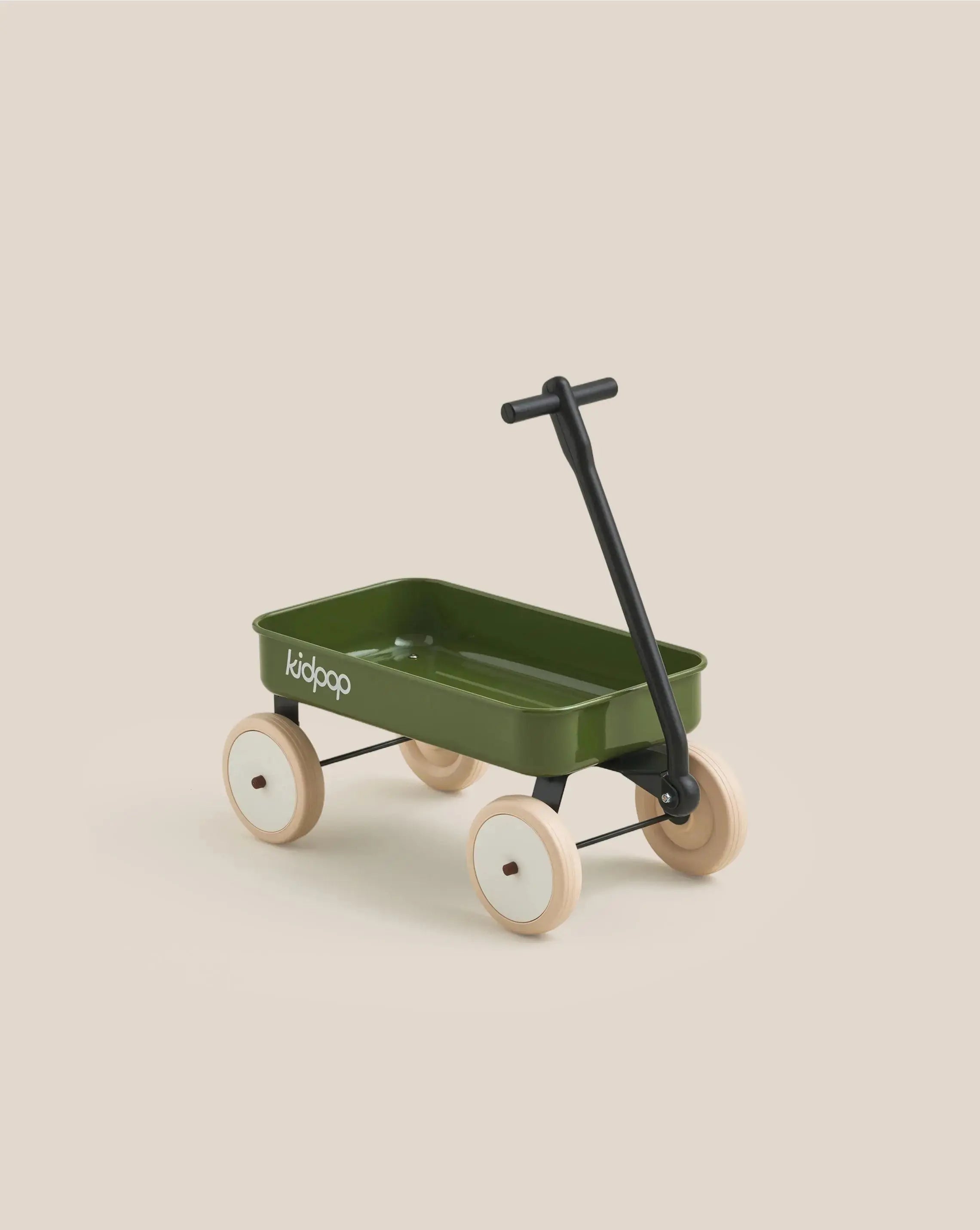 Green Pula Mini push and pull toddler wagon toy by Kidpop