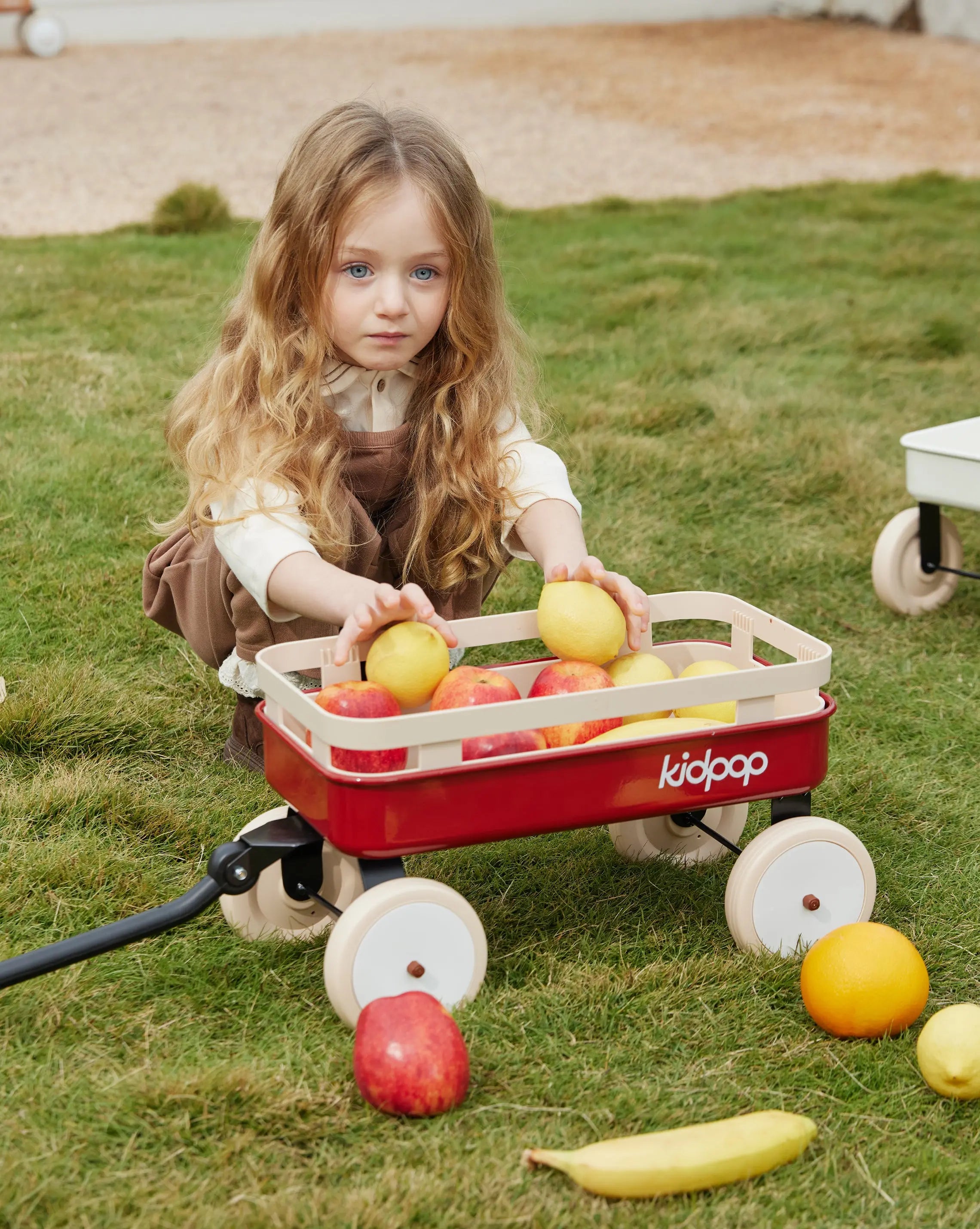 Pula Mini First Wagon Toy for Toddler with Cover & Basket kidpop