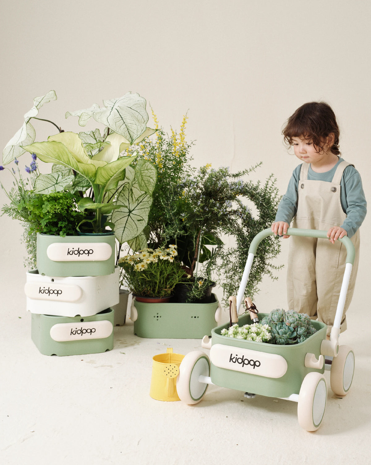 PULA Baby Push Walker Toddler Wagon